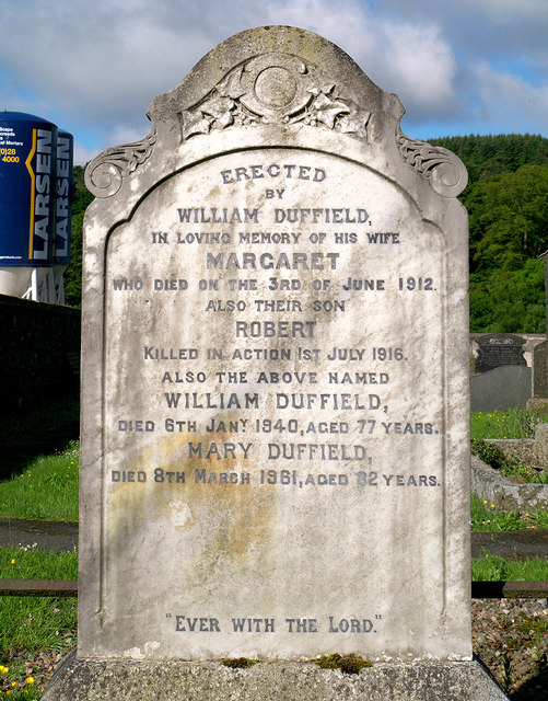 Remembrance Text on Family-Grave Ballynahinch #1