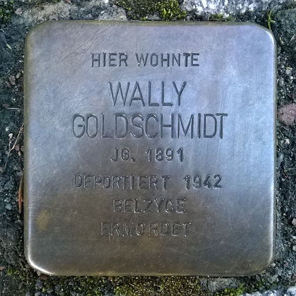 Stolperstein Martersteigstrae 6 #1