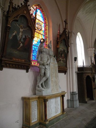 Oorlogsmonument Kerk Wignehies #1