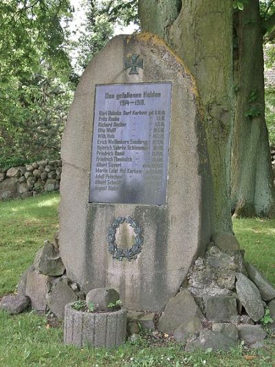 War Memorial Karbow