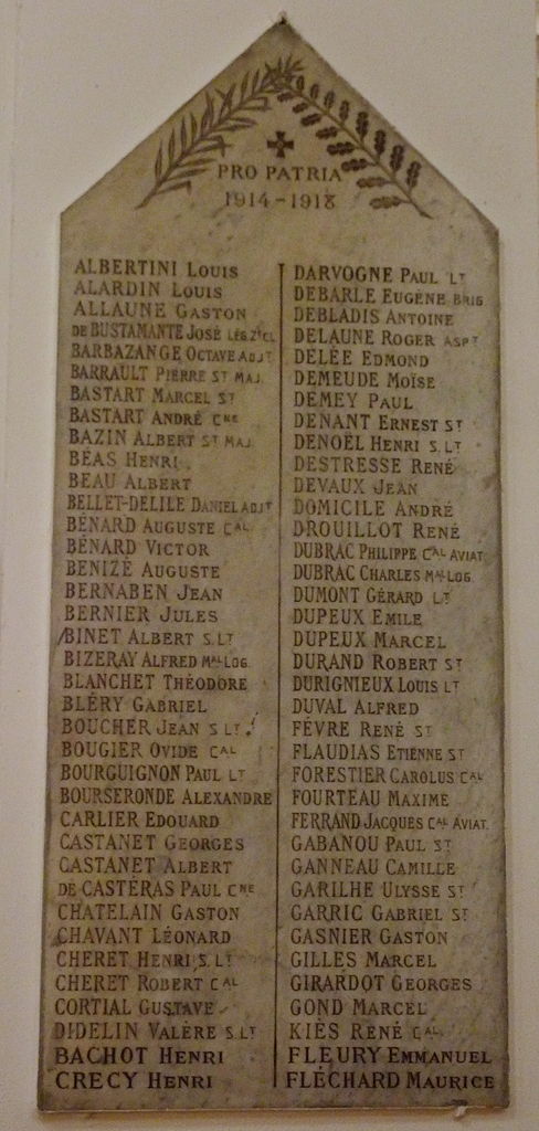 Monument Eerste Wereldoorlog Bourg-la-Reine #1