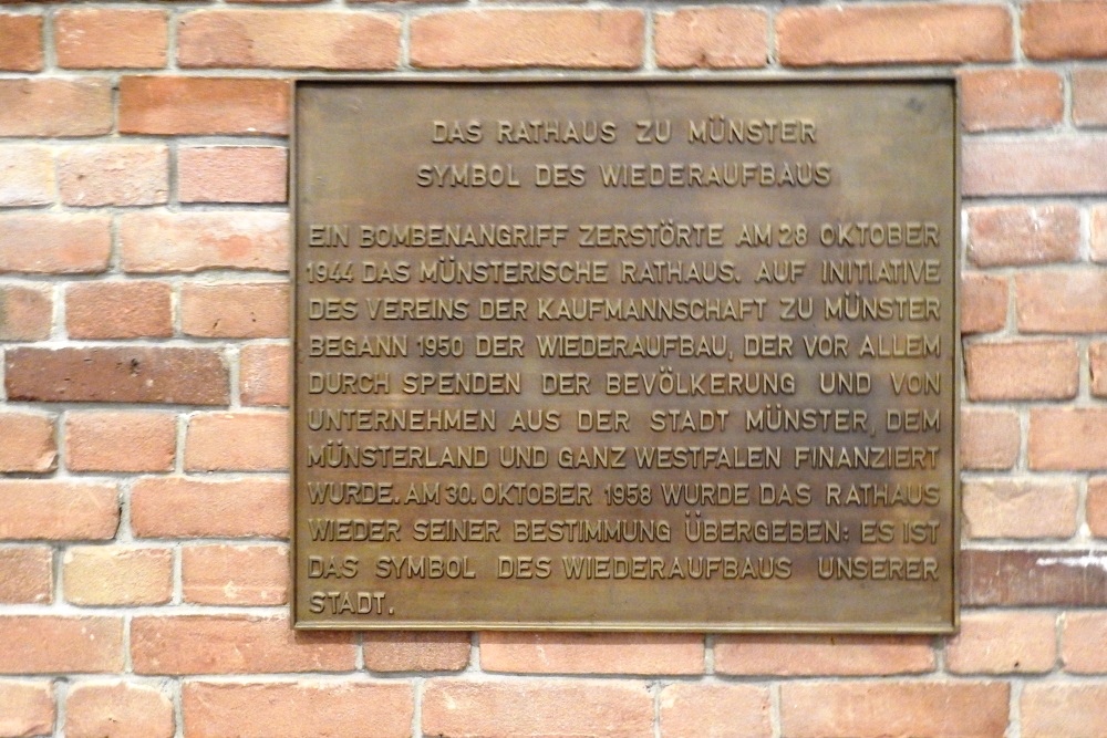 Memorials Town Hall Münster #1
