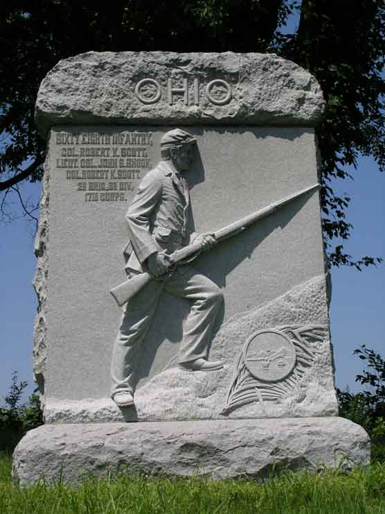 68th Ohio Infantry (Union) Monument