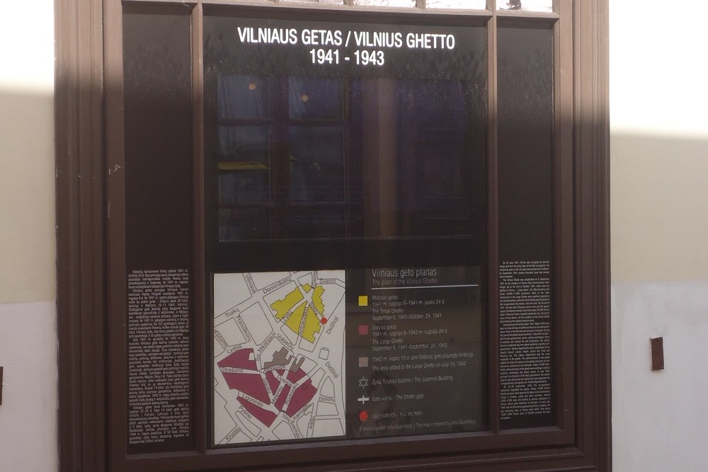 Kaart Joodse Getto Vilnius #3