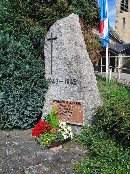 Oorlogsmonument Schengen