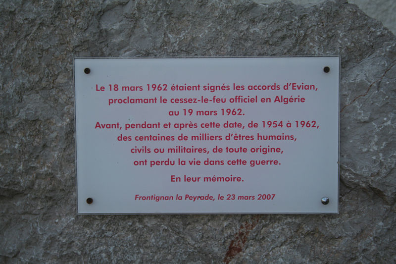Memorial End Algerian War #2