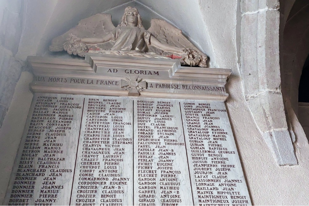 War Memorial Église Saint-Michel de Chazelles-sur-Lyon #1