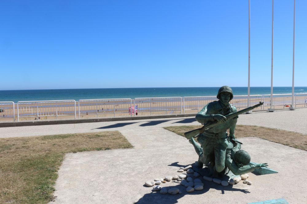 Memorial Wounded Soldier Omaha Beach #5