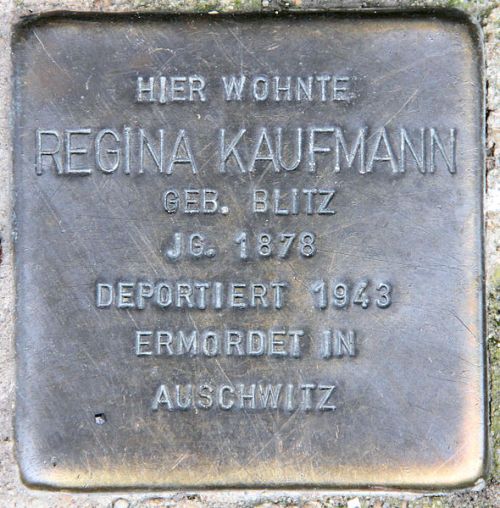 Stolpersteine Stübbenstraße 1 #2
