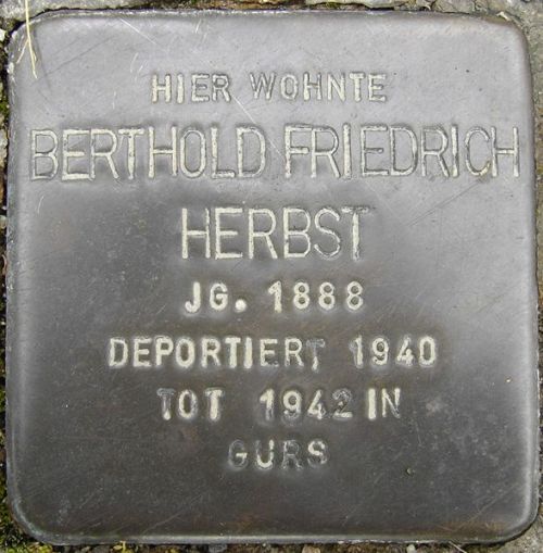 Stolpersteine Bahnhofstrae 2 #1