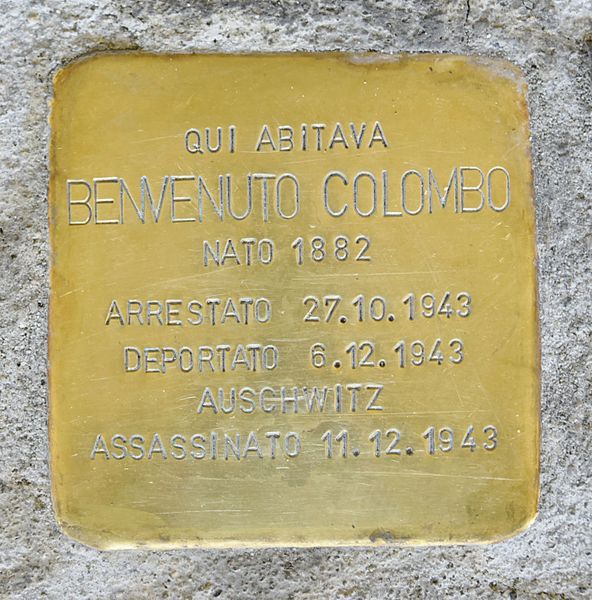 Stolpersteine Piazza Castello 161