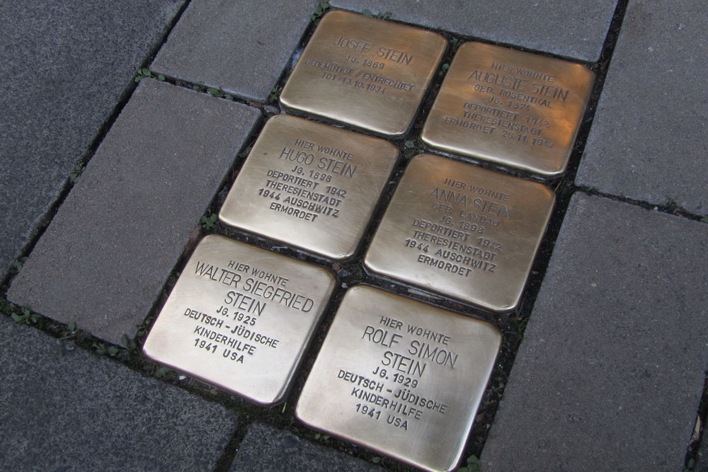 Stumbling Stones Ehrenstraße 86 #3