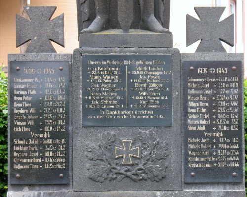 War Memorial Gönnersdorf #3
