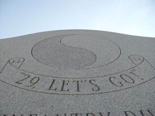Monument 29e Amerikaanse Infanterie Divisie Omaha Beach #4