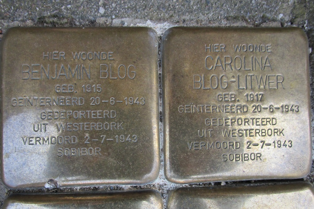 Stolpersteine Hunzestraat 131 #2