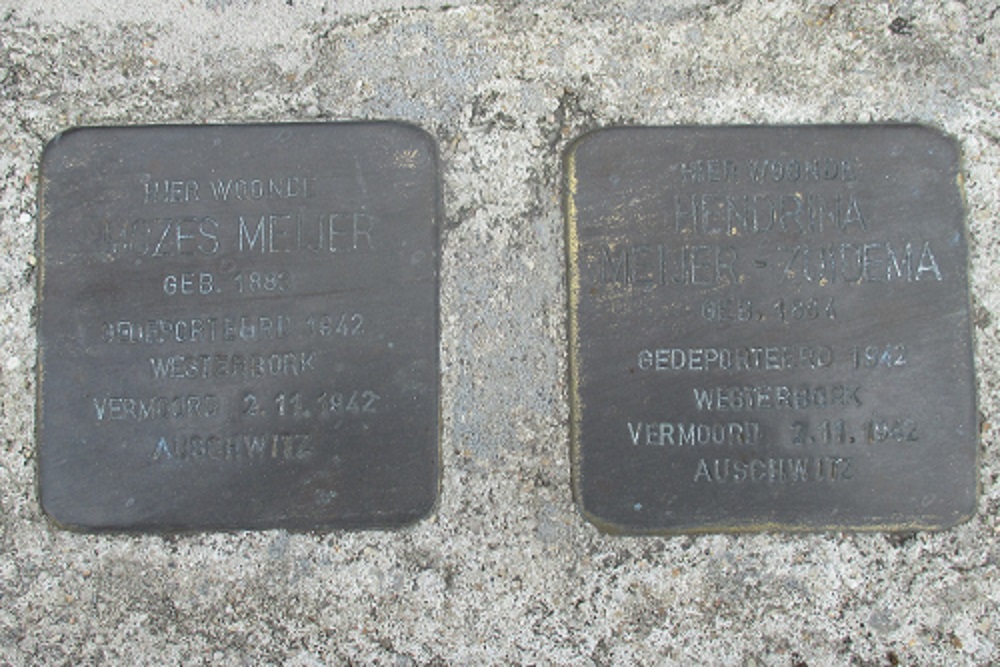 Stolpersteine Abraham Westerstraat A 144