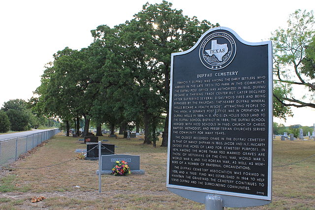 Veteranengraven Duffau Cemetery #1