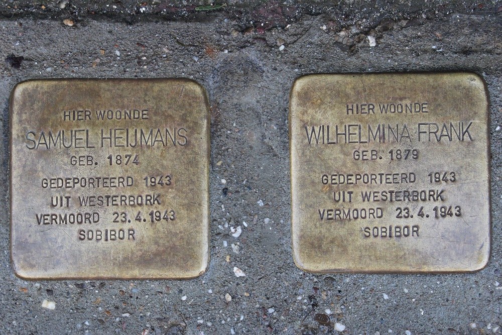 Stolpersteine Hugo de Grootstraat 1 #1