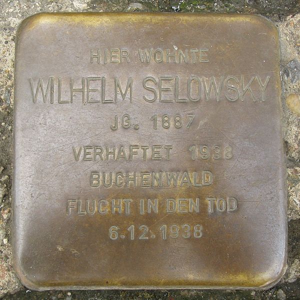 Stolperstein Bahnhofstrae 16