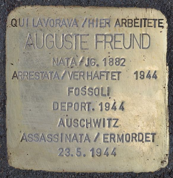 Stolperstein Piazza delle Erbe 9