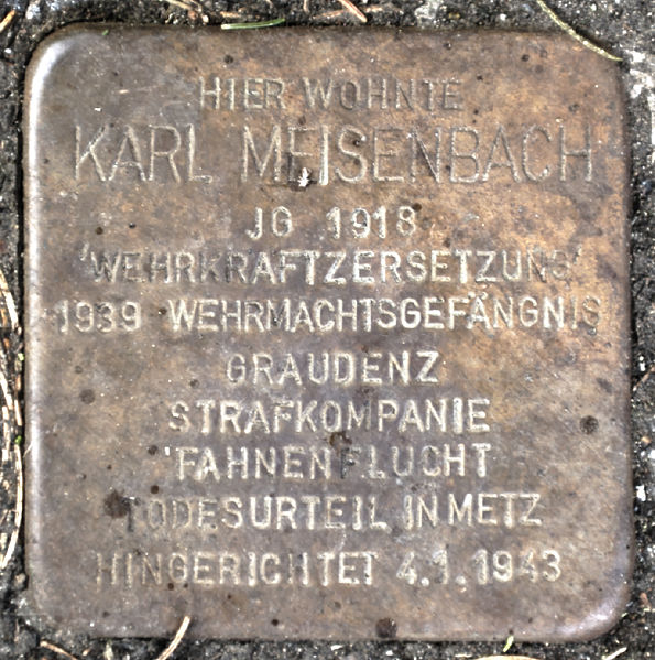 Stolperstein Tiefendick 6 #1