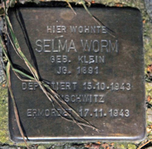 Stolperstein Pfeddersheimer Weg 50 #1