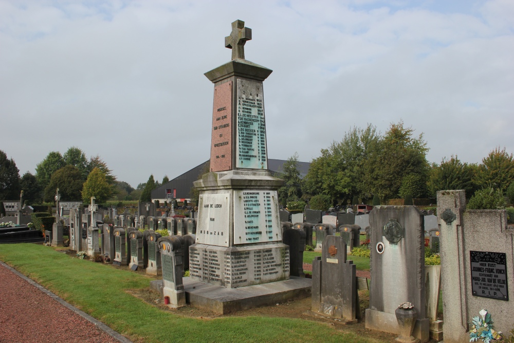 Oorlogsmonument Eerste Wereldoorlog Begraafplaats Moorsel #4