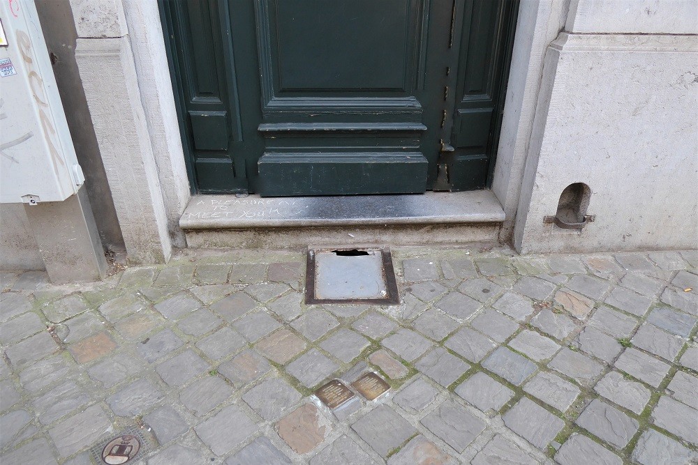 Stumbling Stones Rue Antoine Brart 76 #4