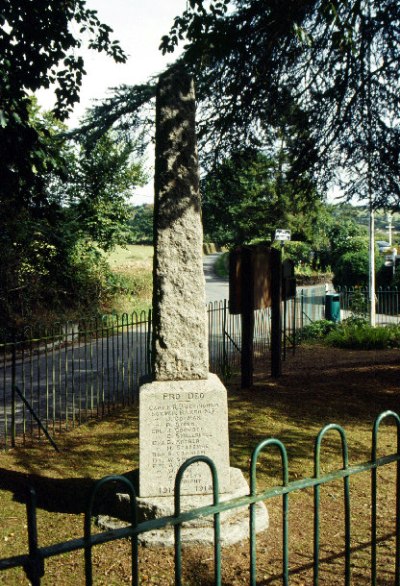 War Memorial Doddiscombsleigh #1