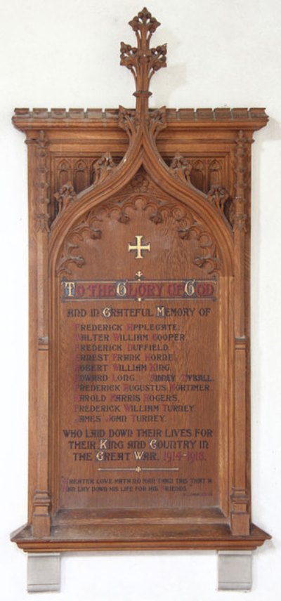 War Memorial All Saints Church Beeston Regis #1