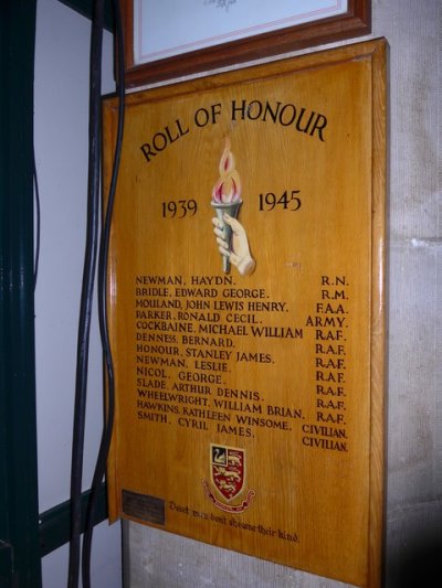 War Memorial St. Mary the Virgin Church Swanage