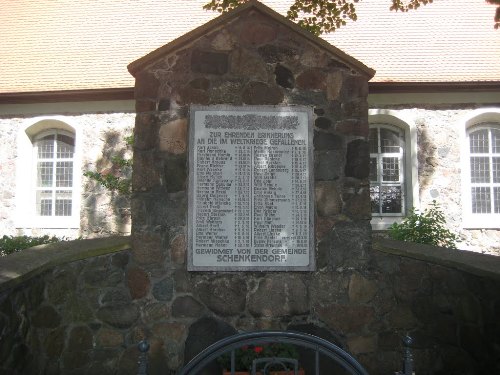 War Memorial Schenkendorf