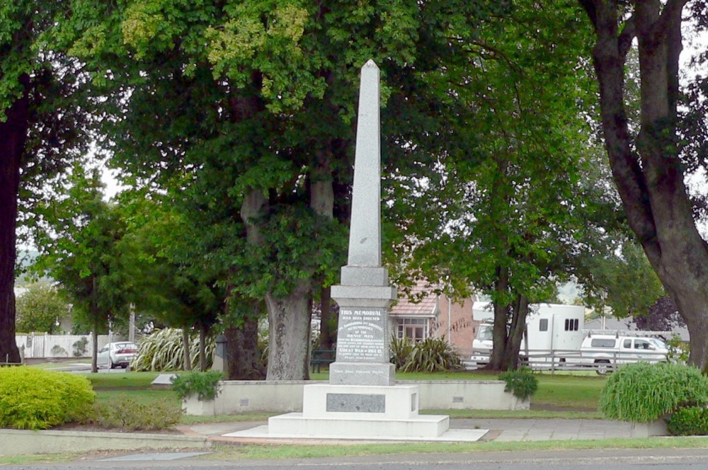 Oorlogsmonument Otorohanga #1