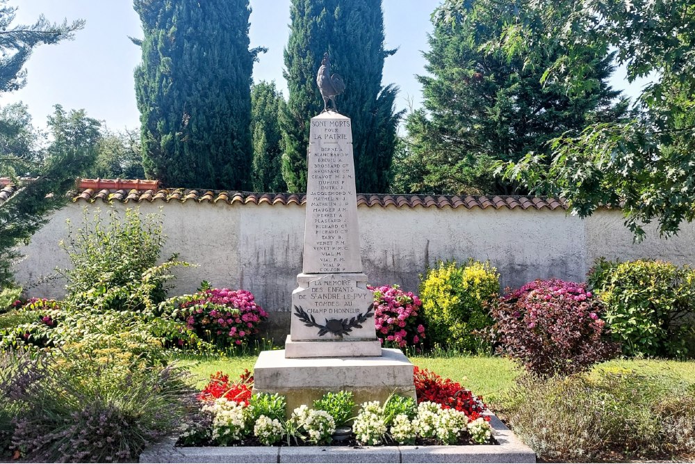 Oorlogsmonument Saint-André-le-Puy #1