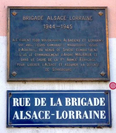 Memorial Brigade Alsace-Lorraine