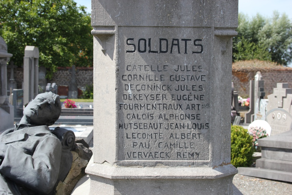 Oorlogsmonument Begraafplaats Leers-Nord #3