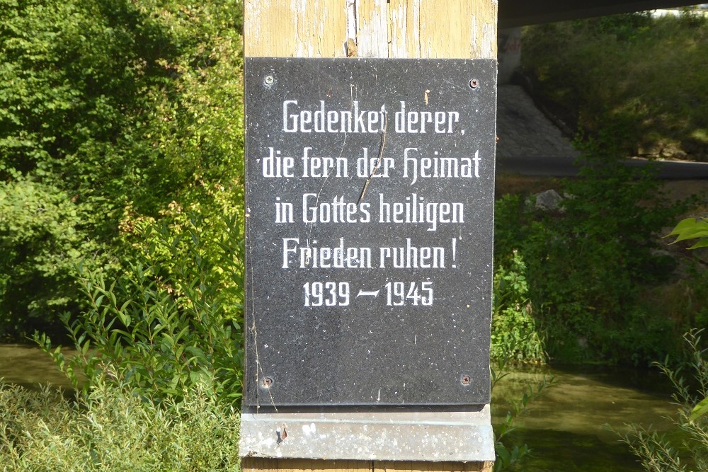 Herdenkingskruis Vermisten Tweede Wereldoorlog Veringenstadt #2