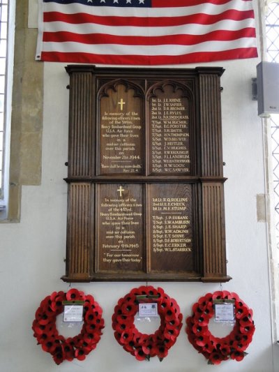 Monument Vliegtuigbotsingen Carleton Rode Church