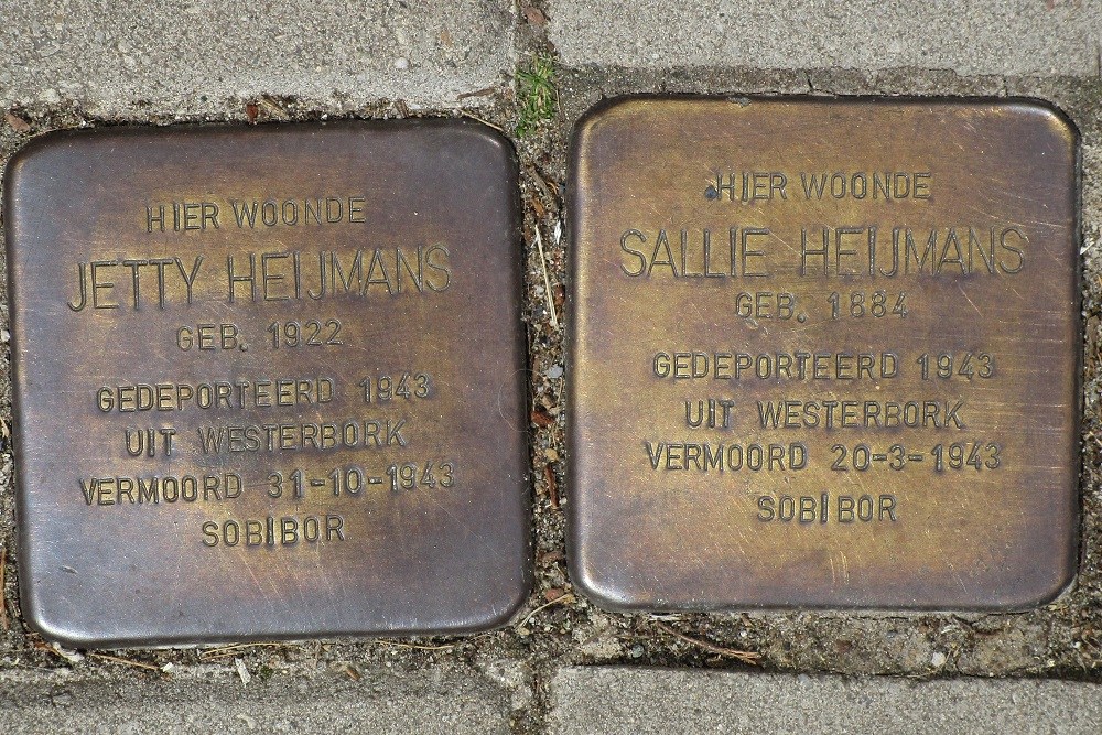 Stolpersteine Waldeckstraat 4 #3