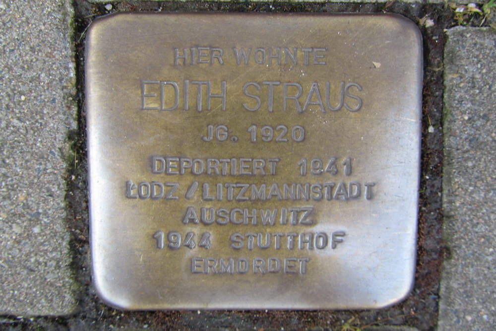 Stolpersteine Mauritiussteinweg 11 #1