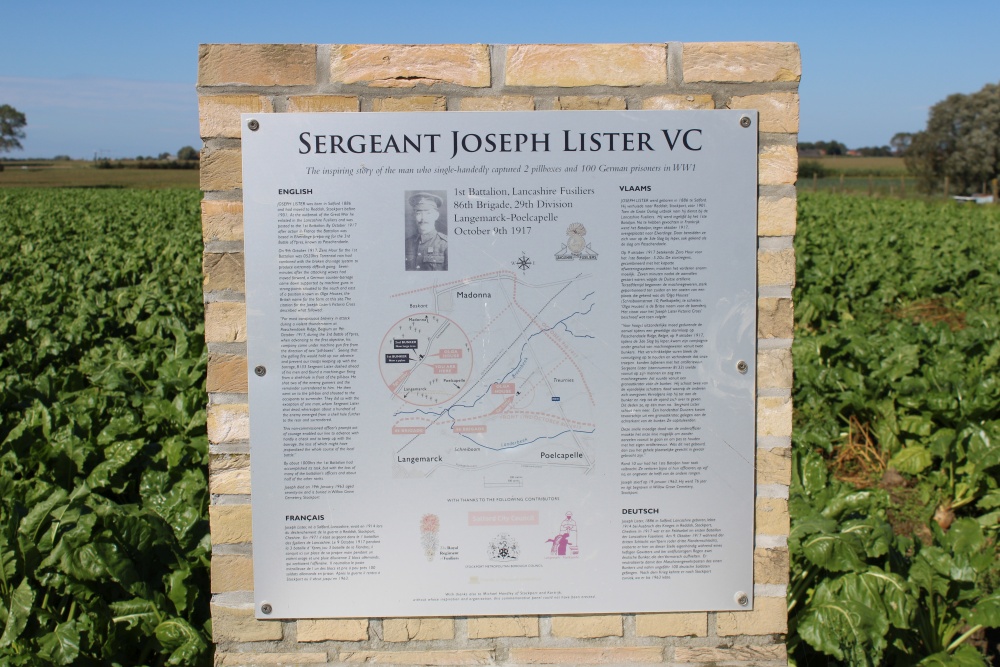 Memorial Sergeant Joseph Lister VC #3