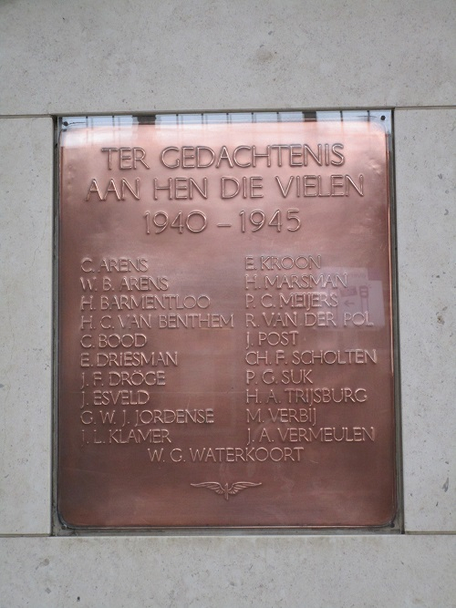 Monument en Plaquettes Omgekomen NS-Medewerkers Amersfoort #2