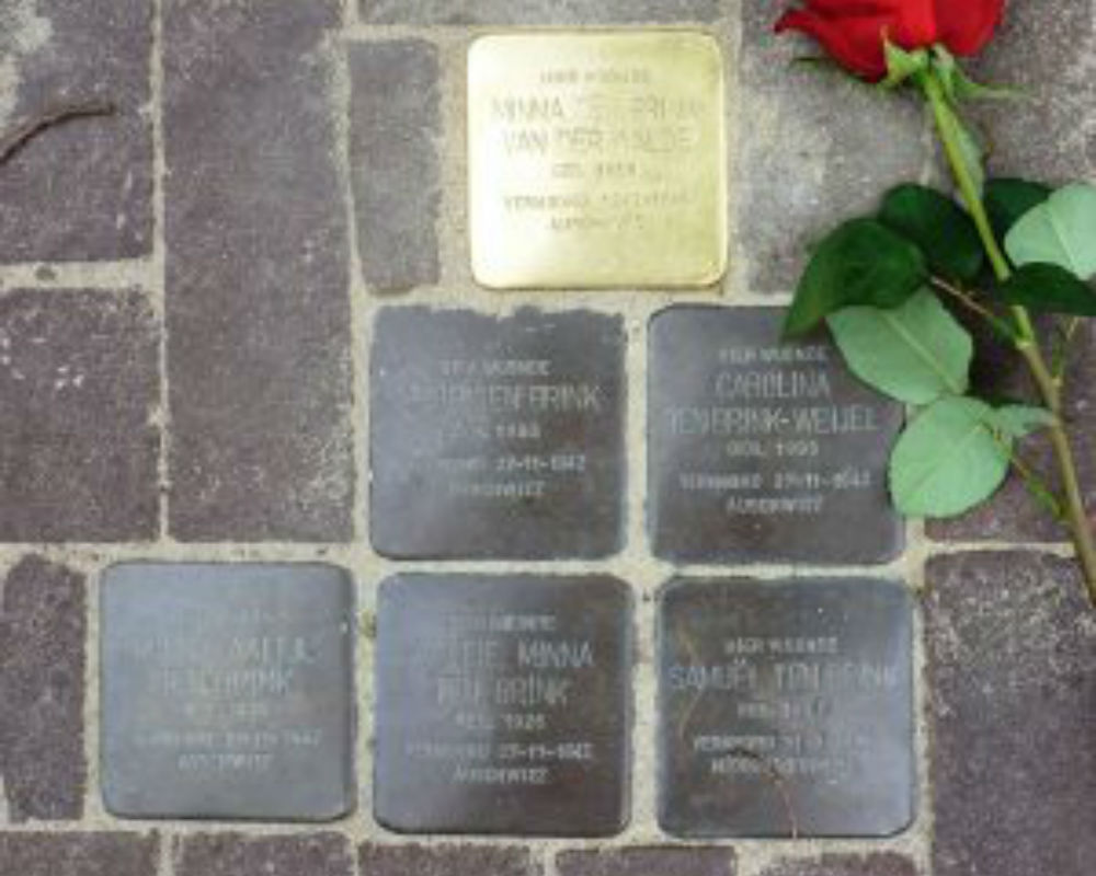 Stolpersteine Brinkstraat 35 (nu Brinkstraat 38)