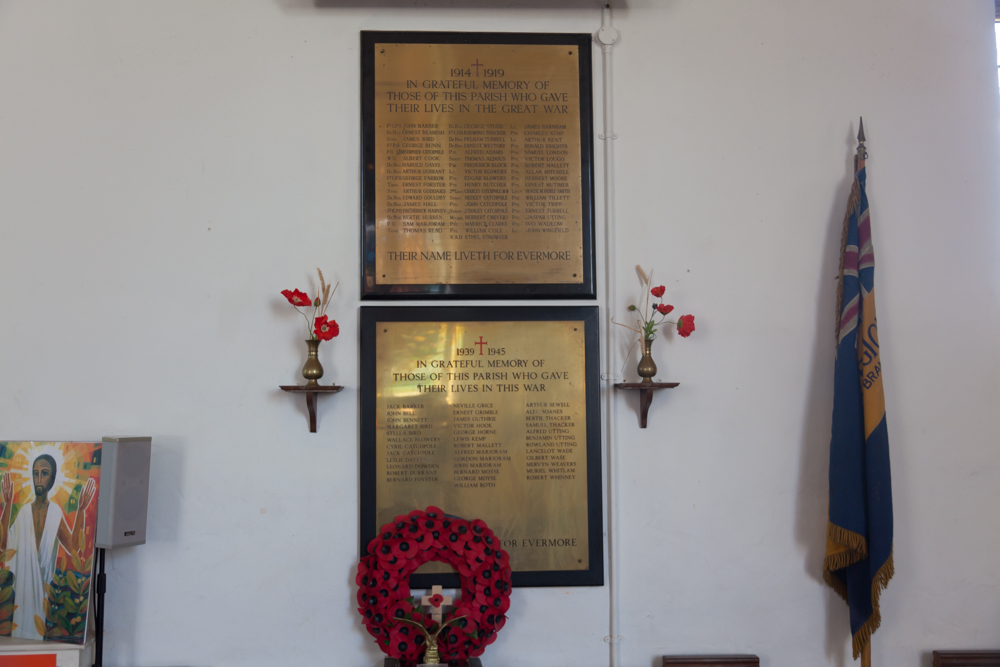 Roll of Honour St. Edmunds Church