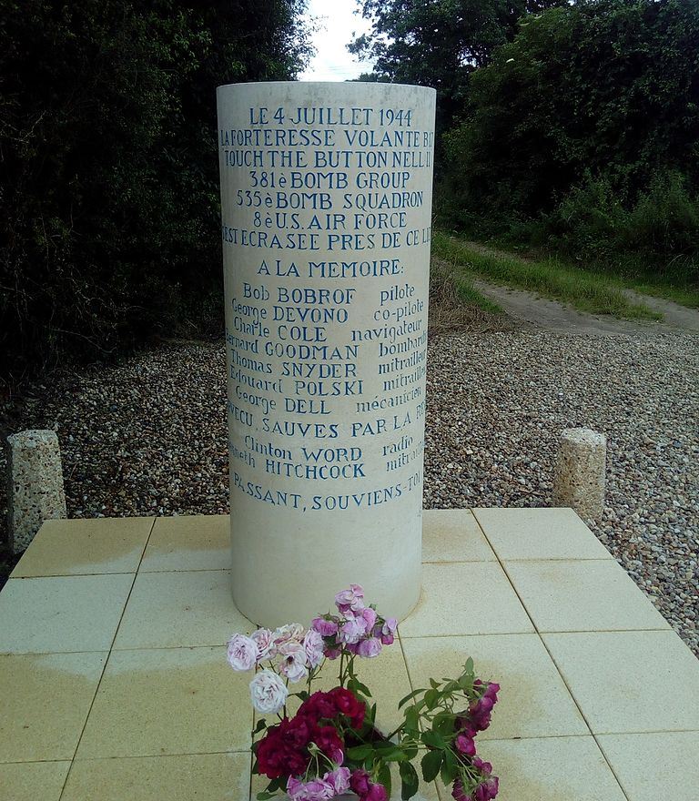 Monument Crash 4 Juli 1944