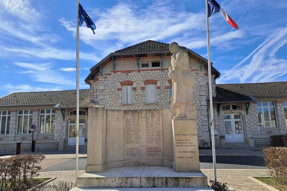 Oorlogsmonument Vienne-Le-Chteau