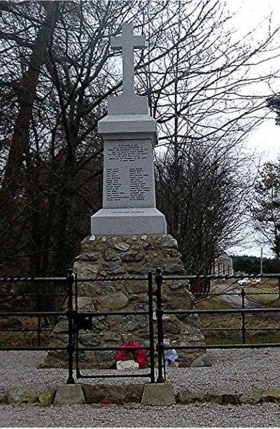 War Memorial Leochel Cushnie #1