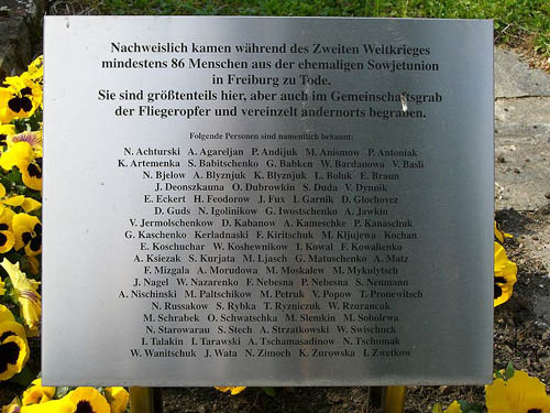 Mass Grave Soviet Forced Laborers Freiburg im Breisgau #2