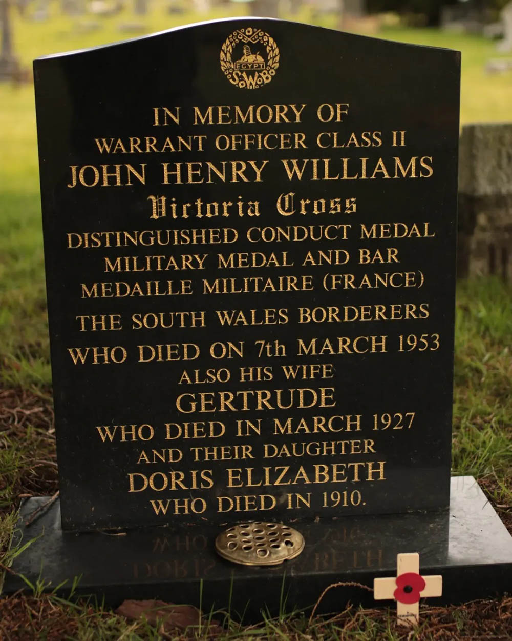 Grave John Henry Williams #1