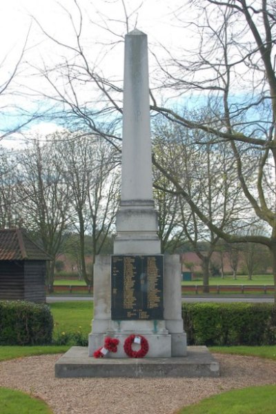 War Memorial Lowdham